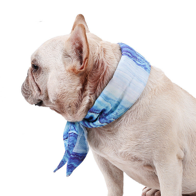 Pet Cooling Ice Scarf Outdoor Heat Relief Artifact